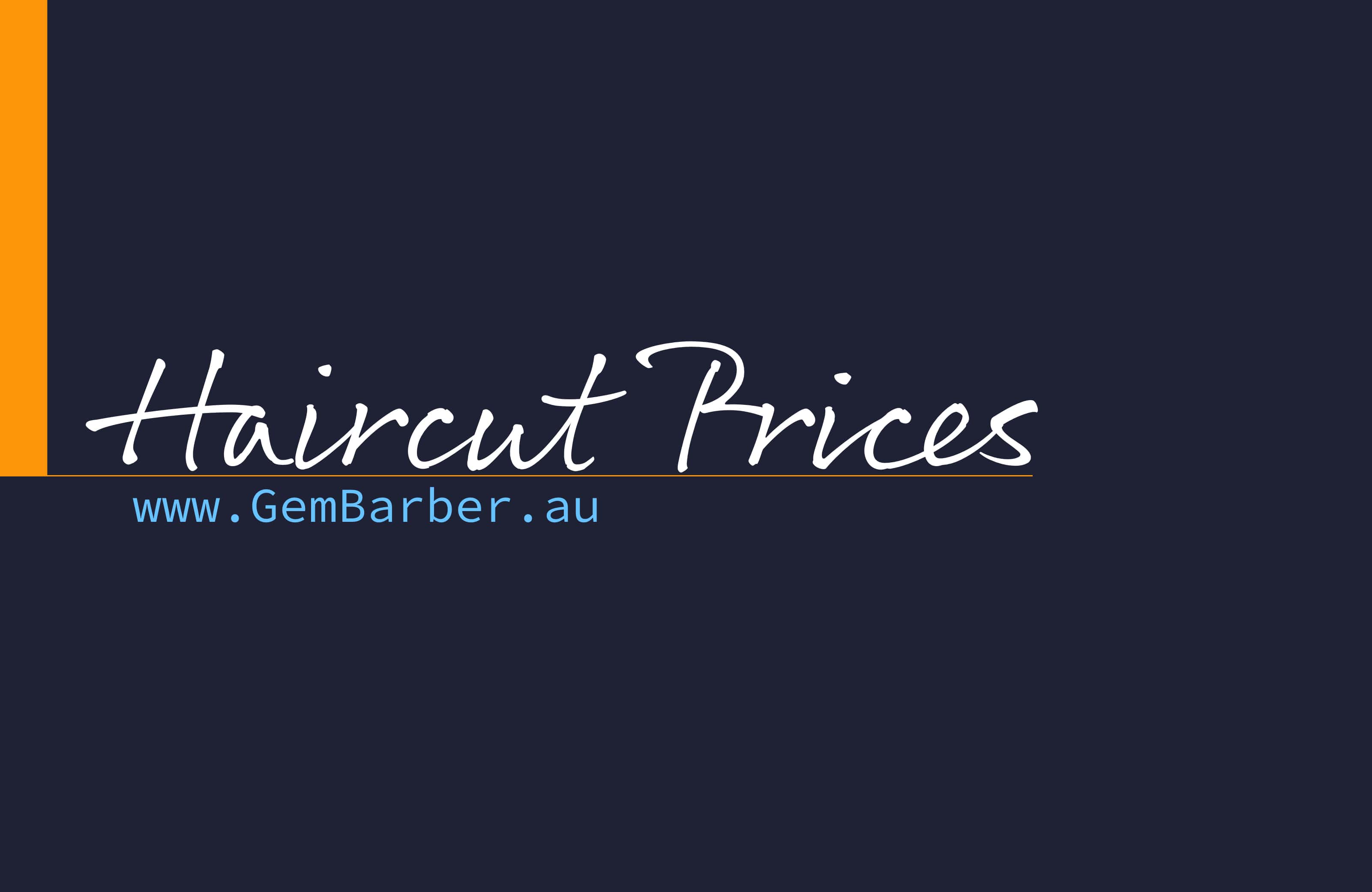 Haircut Prices at Gem Barber Canberra | Affordable Men’s Haircuts