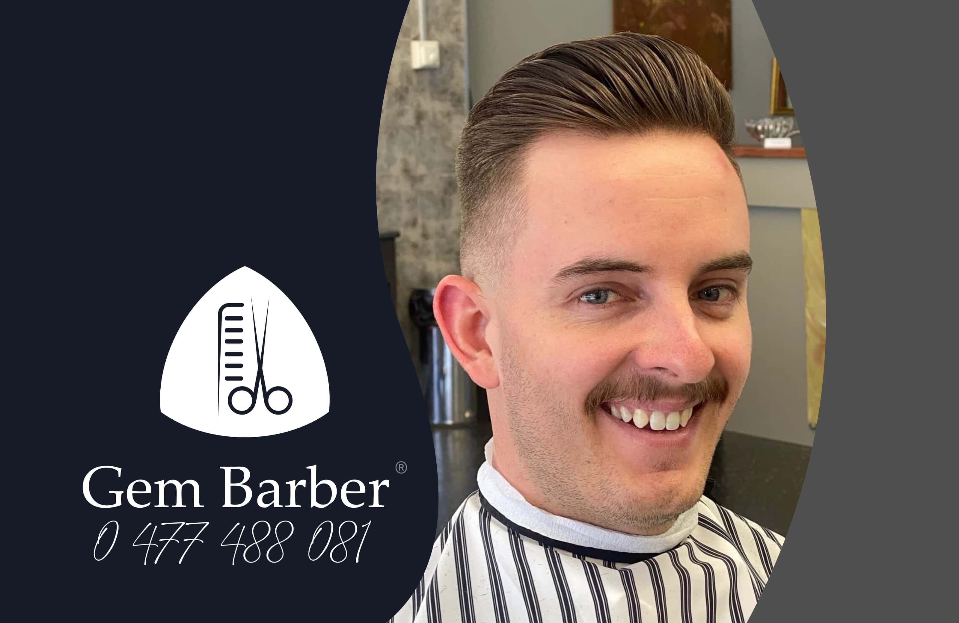 Online haircut booking at Gem Barber Canberra