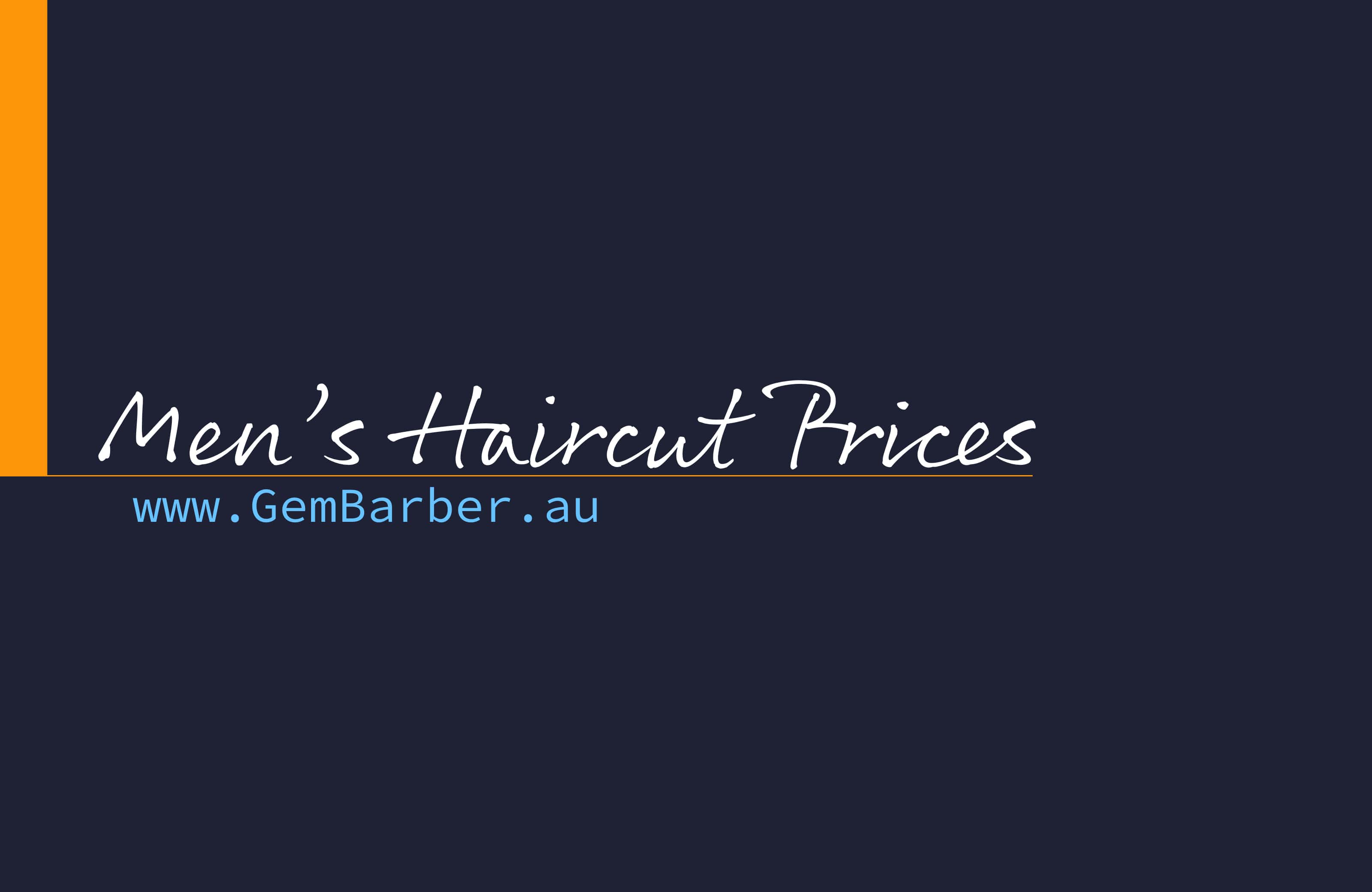 Men’s Haircut Prices at Gem Barber Canberra | Affordable Grooming